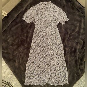 Hayden Navy Floral Midi Dress